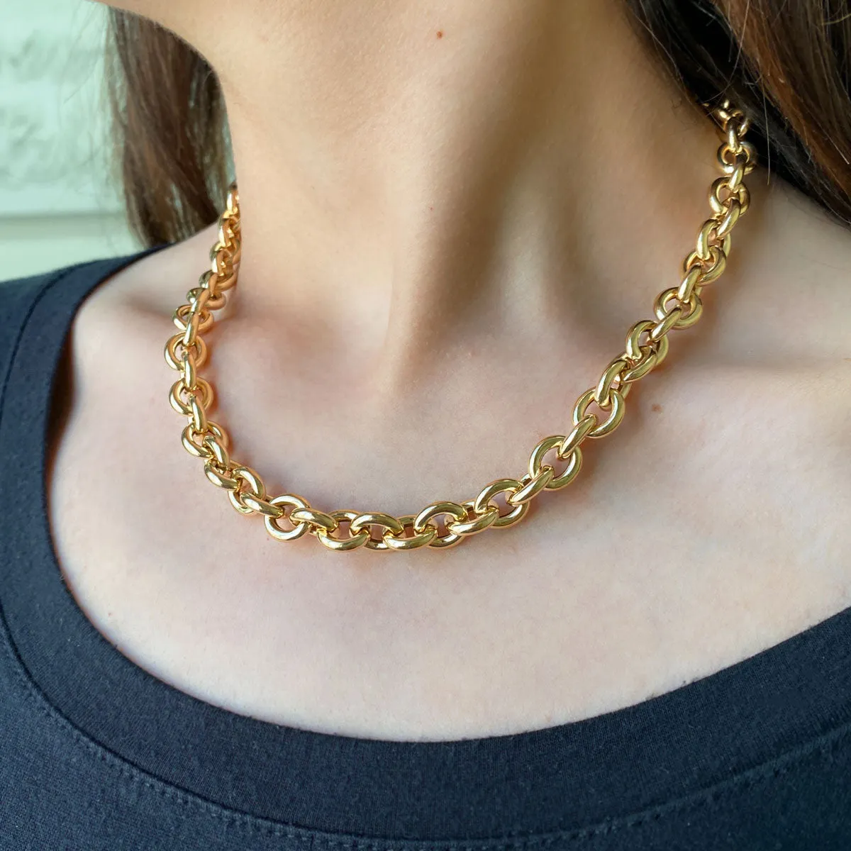 Tres Luxe Chain Necklace