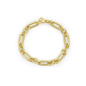 Triple Round Link Chain Bracelet