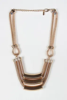 Tube Chain Chunky Geometric Necklace