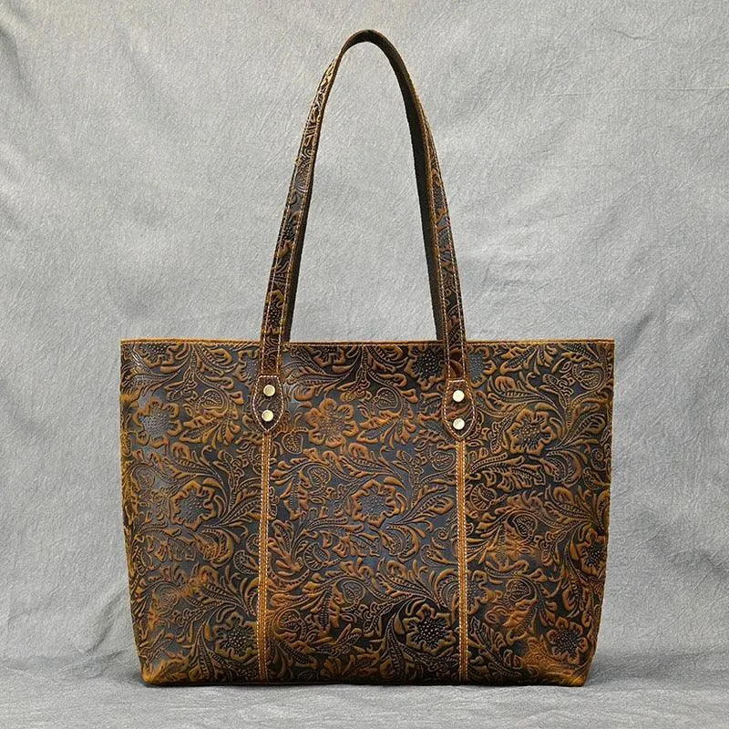 Vintage Design Shoulder Bag Laptop Tote