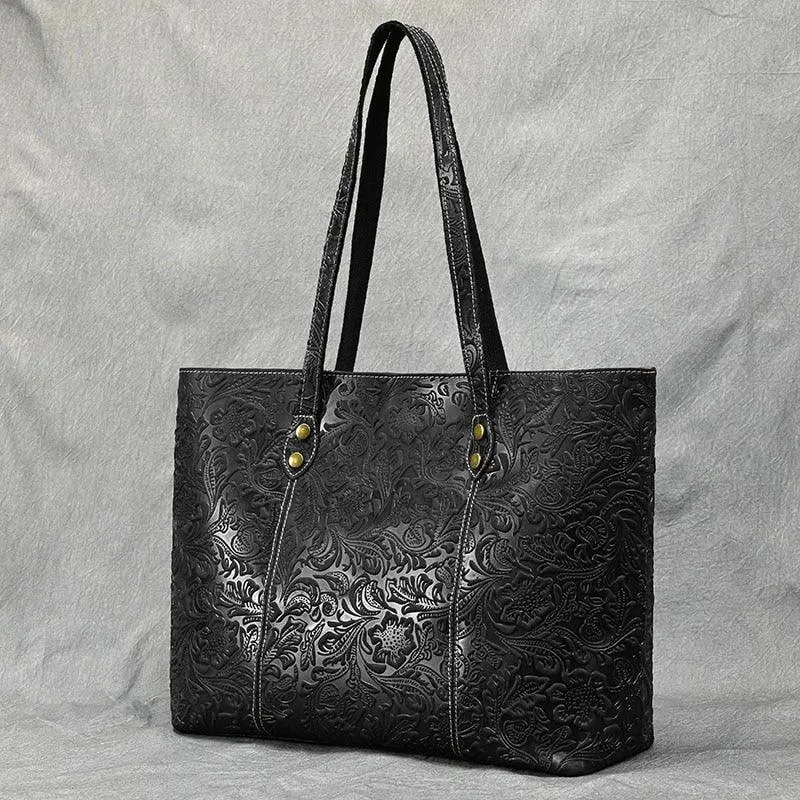 Vintage Design Shoulder Bag Laptop Tote