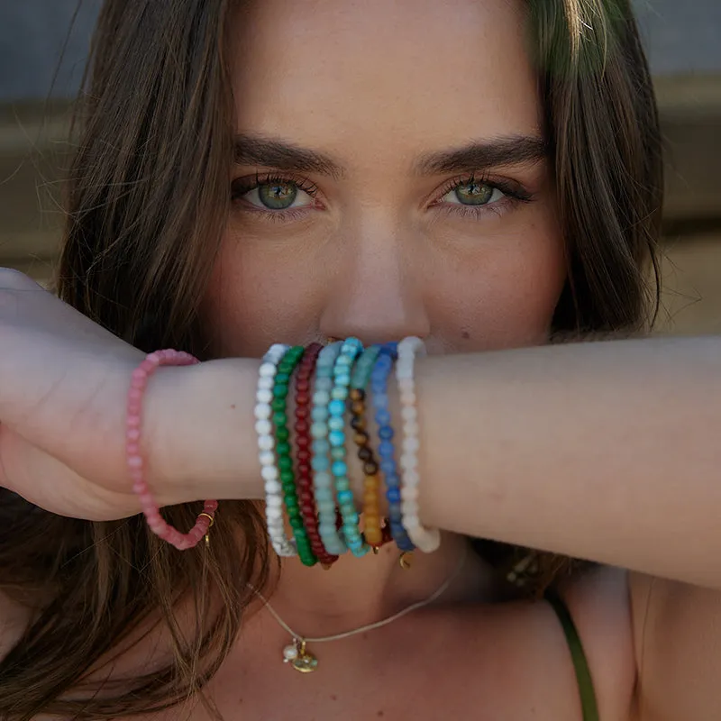 WHITE HOWLITE HEALING GEM BRACELET