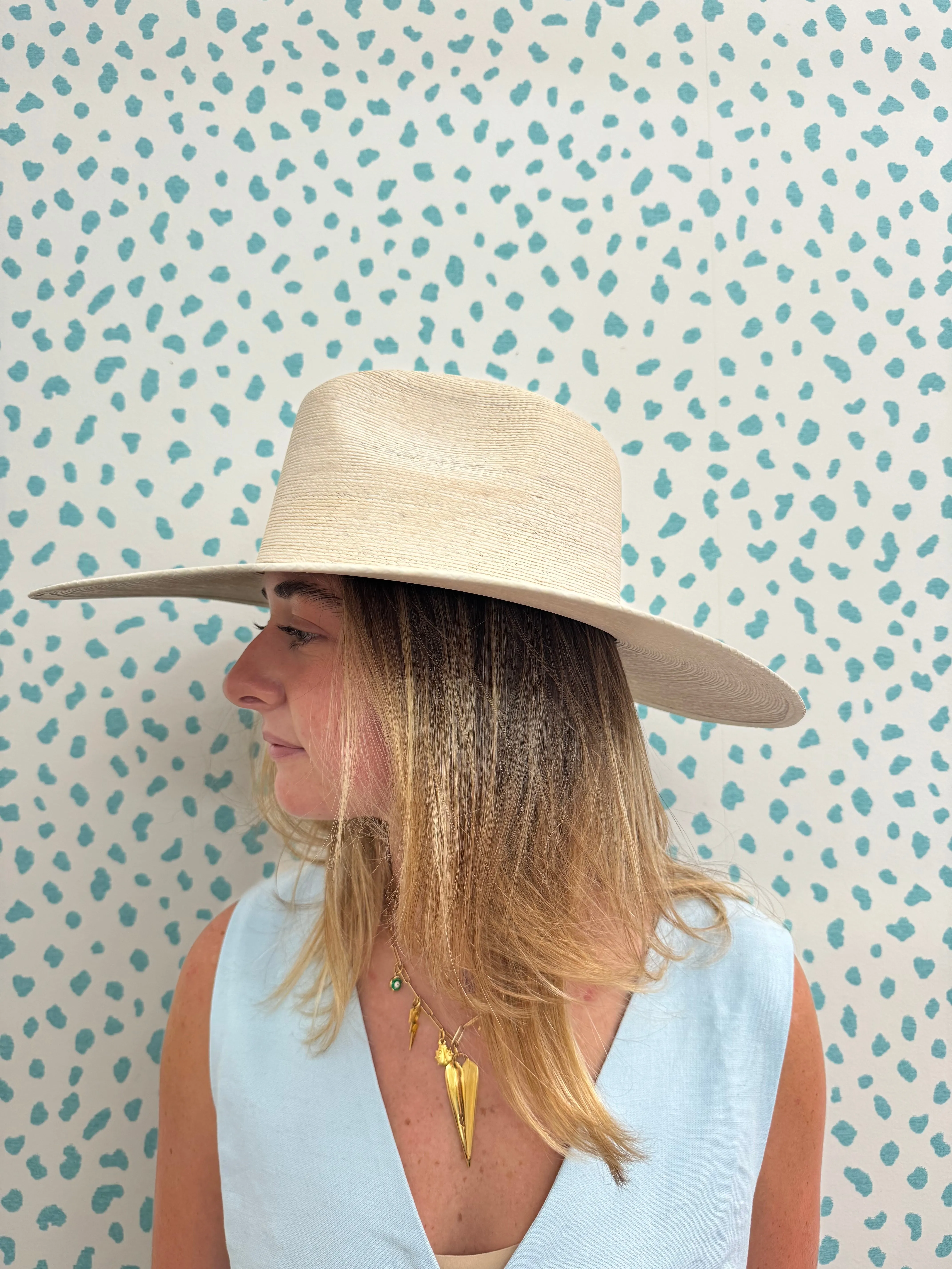 Wide Brim Palm Hat