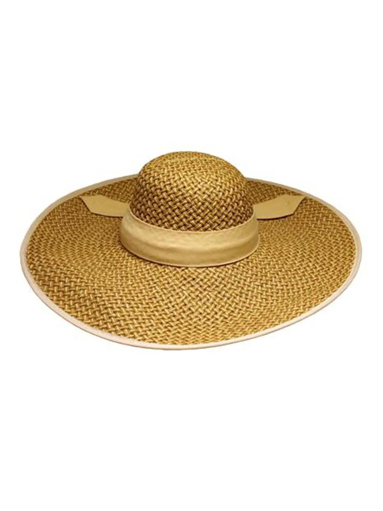 Woven Wide Brim Floppy Hat